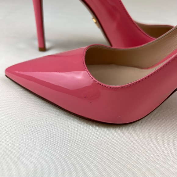 NEW Prada Pink Pointed-Toe 100 Pumps, Size-39 EU - Picture 6 of 16